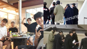 [SBS Star] Park Seo Jun&middot;Choi Woo Shik&middot;Peakboy Go to BTS Concert to Show Support to V