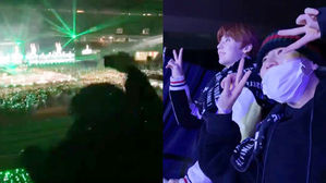 [SBS Star] VIDEO: Ha Sung Woon & MINHYUN Go Wild at BTS' Concert