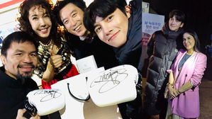 [SBS Star] Manny Pacquiao & Jinkee Pacquiao Go to See Ji Chang Wook During Shooting