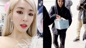 [SBS Star] VIDEO: Tiffany Young Delivers Hot Chocolate to Fans Waiting for Her Concert
