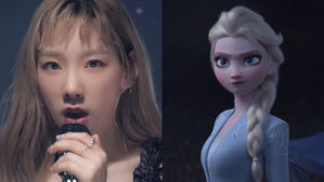 [SBS Star] VIDEO: Taeyeon Powerfully Sings Elsa's New Song for 'FROZEN II'