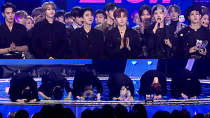 [SBS Star] VIDEO: MONSTA X Shows the Deepest Gratitude to Fans After Winning on 'The Show'