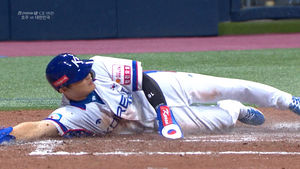 [영상] 프리미어12 호주전, 3회말 센스있는 주루로 득점하는 김하성