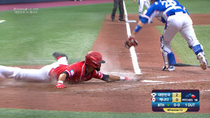 [영상] 프리미어12 캐나다전, 1점차로 쫓아오는 캐나다의 반격