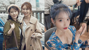 [SBS Star] Yoo In Na Takes Hauntingly Beautiful Photos of IU Getting Ready for Her Concert