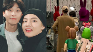 [SBS Star] BTS V & Park Seo Jun Spotted Having a Shopping Date in Seoul