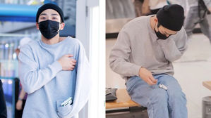 [SBS Star] Fans Laugh at a Reason Why SF9 RO WOON Keeps Covering the Logo on His Crew Neck