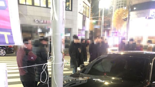 광주 유흥가 음주운전 사고