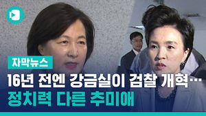16년 전엔 강금실이 검찰 개혁&hellip;정치력 다른 추미애