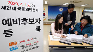 21대 총선 예비후보 등록 오늘부터 시작&hellip;선거구 획정 '안갯속'