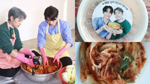 [SBS Star] SF9 JAE YOON & TAE YANG Make Kimchi for Fans & Fans Laugh After Tasting It