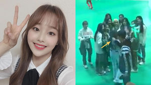 [SBS Star] A Staff Member Pulled LOONA Chuu's Hair; The Production Team Delivers Apology
