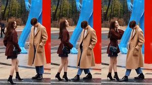 [SBS Star] VIDEO: Cha Eun-woo Sweetly Tries to Remove a Sticker on the Bottom of Yoona's Shoe