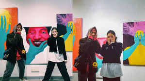 [SBS Star] BLACKPINK JENNIE Goes to WINNER MINO's Art Exhibition