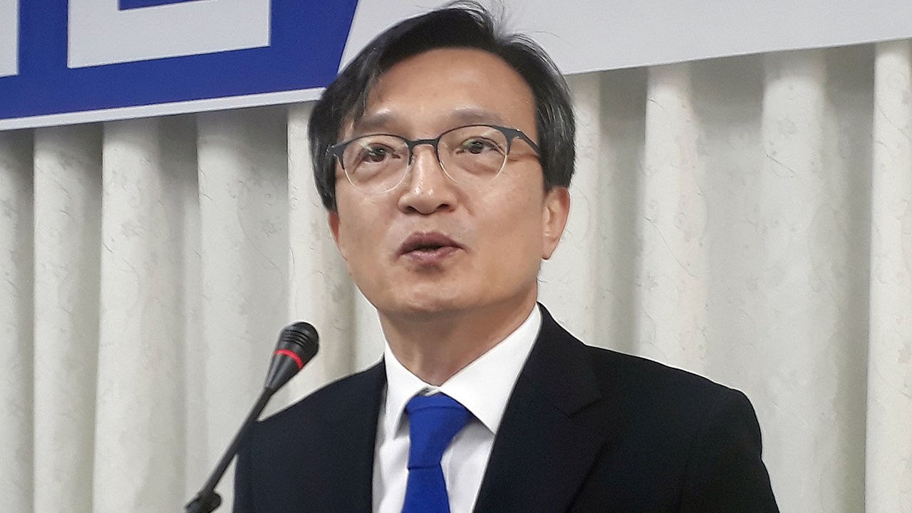 김의겸 "민주당 재집권 위해 모든 것 쏟겠다" 군산서 출마 선언