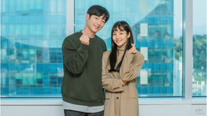 [SBS Star] Seo Kang-jun & Park Min Young Meet for a Read-through for Their Romance Drama