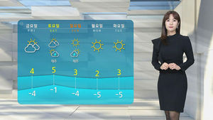 [날씨] 다시 영하 추위…미세먼지 '나쁨'…주말까지 영향
