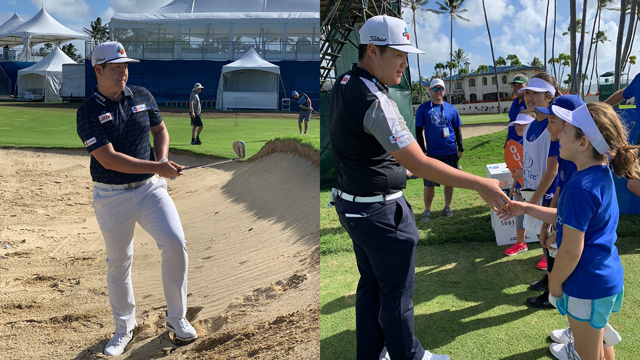 임성재 소니오픈 연습 라운드 (사진='올댓스포츠')