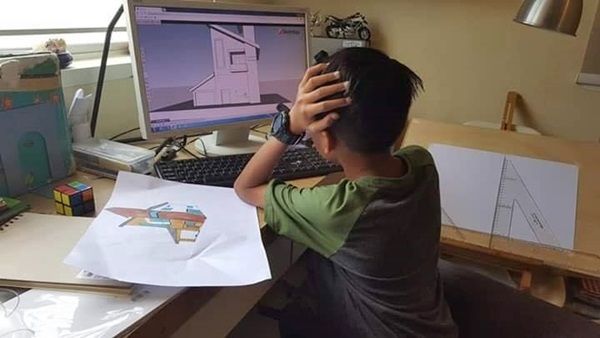 직접 그린 도면으로 집 개조…'될성부른 떡잎' 12살 건축 천재