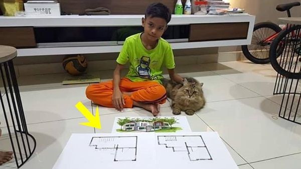 직접 그린 도면으로 집 개조…'될성부른 떡잎' 12살 건축 천재