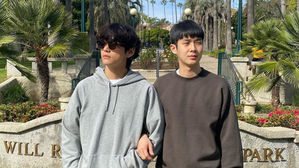 [SBS Star] BTS V & Choi Woo Shik's Meetup in LA Brings Smile to Fans