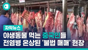 야생동물 먹는 중국인들&hellip;전염병 온상된 '불법 매매' 현장