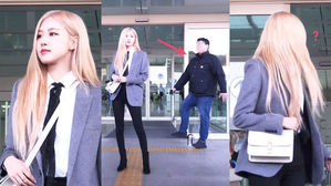 [SBS Star] BLACKPINK ROSE's Bodyguard Goes Viral Online for the Cutest Reason