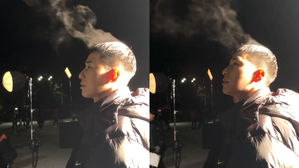 [SBS Star] VIDEO: Park Seo Jun's Steaming Head Makes Everybody Go, "Wow"