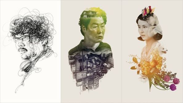 ？[스브스타] 탁자 밑에 숨겨진 게 뭐지?…눈길 끄는 '기생충 아트 포스터'