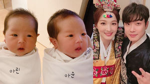[SBS Star] Yulhee ♥ Minhwan Share Photos of Their Adorable Twin Girls