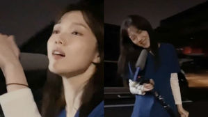 [SBS Star] VIDEO: Lee Sung Kyoung Playfully Sings During a Break from Shooting & It Sounds Beautiful