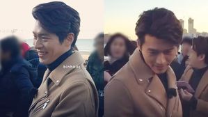 [SBS Star] VIDEO: Hyun Bin Sweetly Responds to a Child Who Has No Idea Who He Is