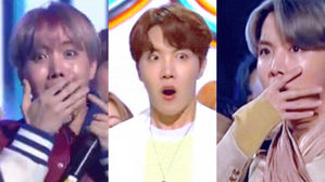 [SBS Star] J-HOPE's Unchanging Reaction When BTS Takes #1 Trophy Makes Fans Laugh