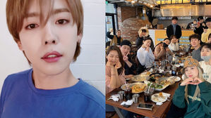 [SBS Star] WINNER JINU Treats DARA & Her Musical Team to Tasty Lunch