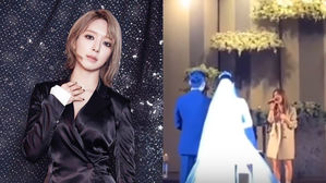 [SBS Star] VIDEO: Former AOA Choa Sings a Romantic Song at Her Friend's Wedding