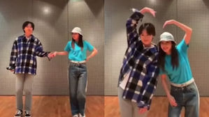 [SBS Star] VIDEO: JINU & DARA Cutely Dance to WINNER's Latest Song