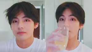 [SBS Star] BTS V's Live Broadcast from Last Summer Surpasses 500 Million Views