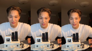 [SBS Star] VIDEO: EXO KAI Goes Live Just to Show Off His Finished-Lego to Fans