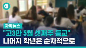 [자막뉴스] "고3만 5월 셋째주 등교"&hellip;나머지 학년은 순차적으로