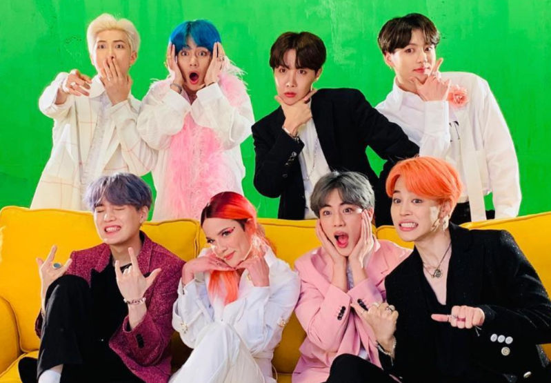 Fans Find BTS' Albums Displayed in Halsey's Room