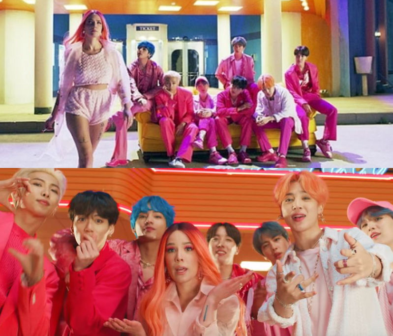 Fans Find BTS' Albums Displayed in Halsey's Room