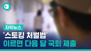 자막_[단독] '스토킹 처벌법', 이르면 다음 달 국회 제출