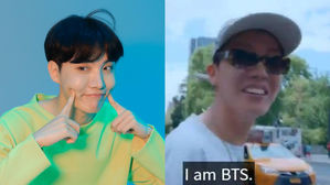[SBS Star] Here Is J-HOPE's Response to a Passerby's "He Looks Like BTS"