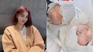 [SBS Star] Yulhee Celebrates 100th Day Anniversary of Her Adorable Twin Girls