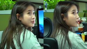 [SBS Star] VIDEO: IU Funnily Disses Her Own Agency While Shopping for Her Own Merchandise Online