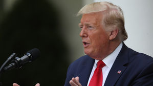 트위터, 트럼프 트윗에 또 '경고 딱지'&hellip;"폭력 관련 원칙 위반"