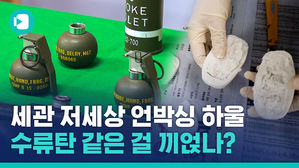 300만원짜리 명품(?)비누 언박싱 하울!...잔머리 굴려봐야 세관 손바닥 안