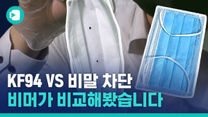 비말차단 마스크 vs KF94 마스크  전격 비교