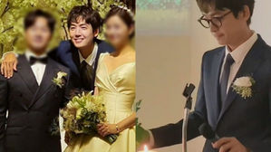 [SBS Star] Chung Kyung-ho Spotted Hosting a Wedding Ceremony