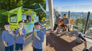 [SBS Star] Song Il Kook Shares Photos of the Triplets from Their Recent Outing